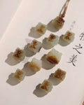和田玉糖白醒狮吊坠