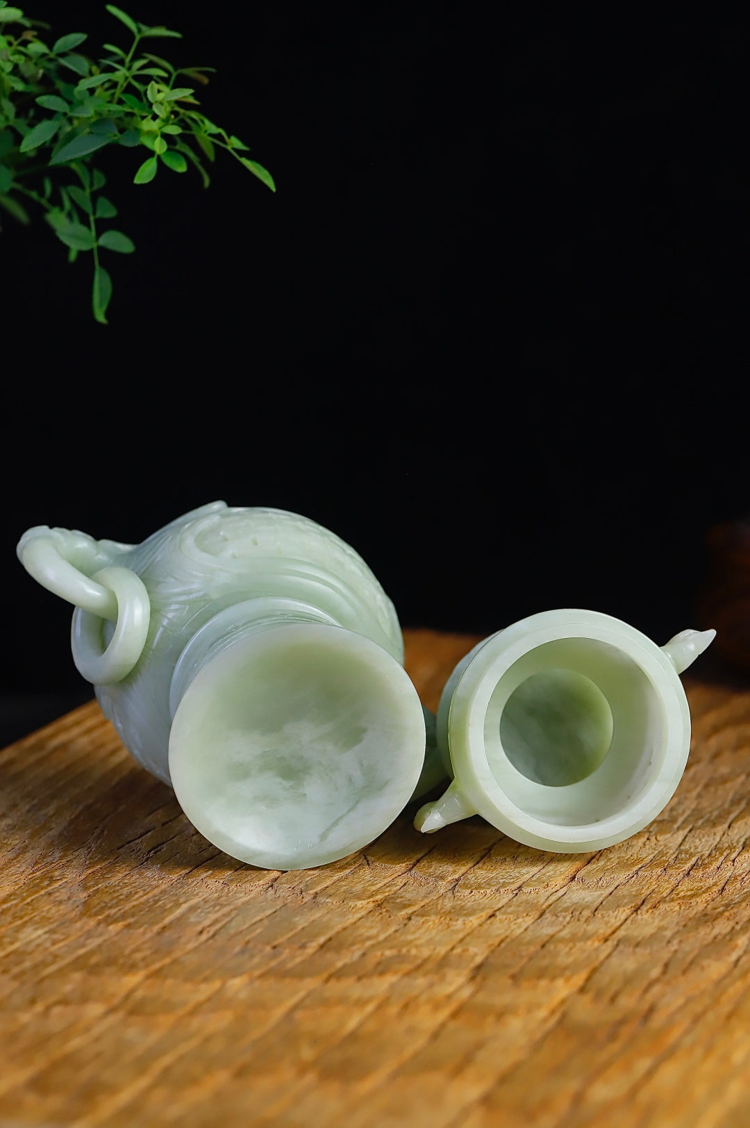 《瑞獸守護 香爐》精品和田玉晴水擺件