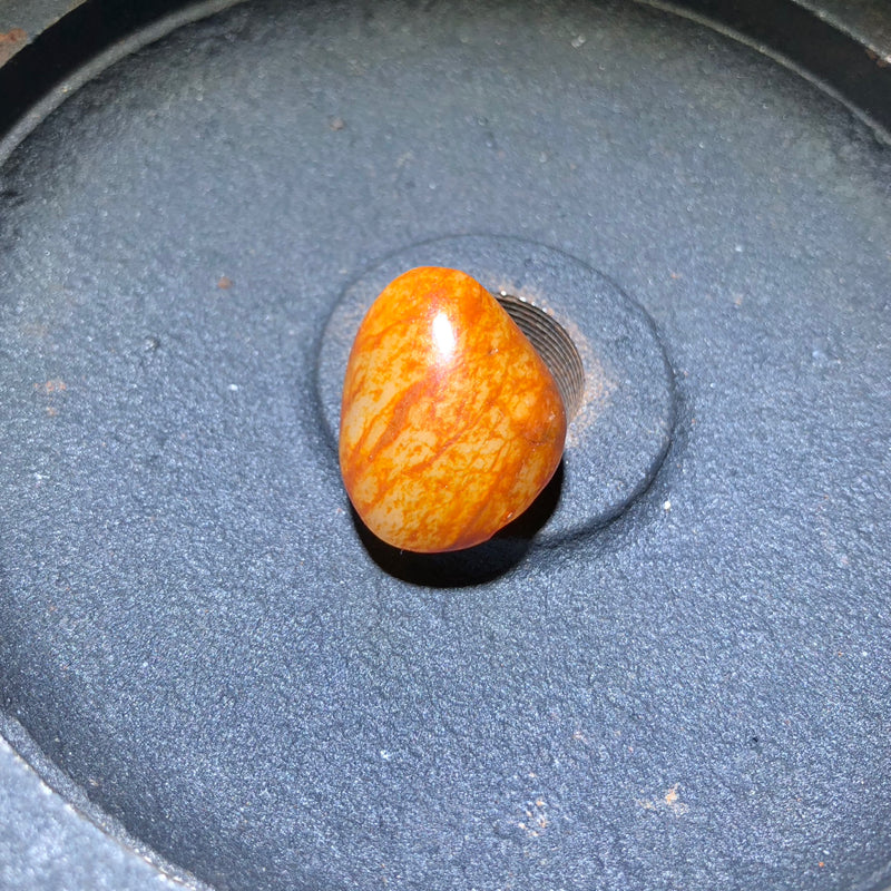 新疆和田玉薩金皮獨籽