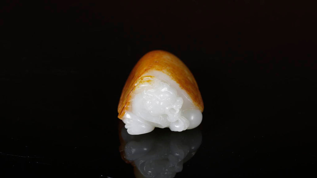 《龍龜》新疆和田籽料把件