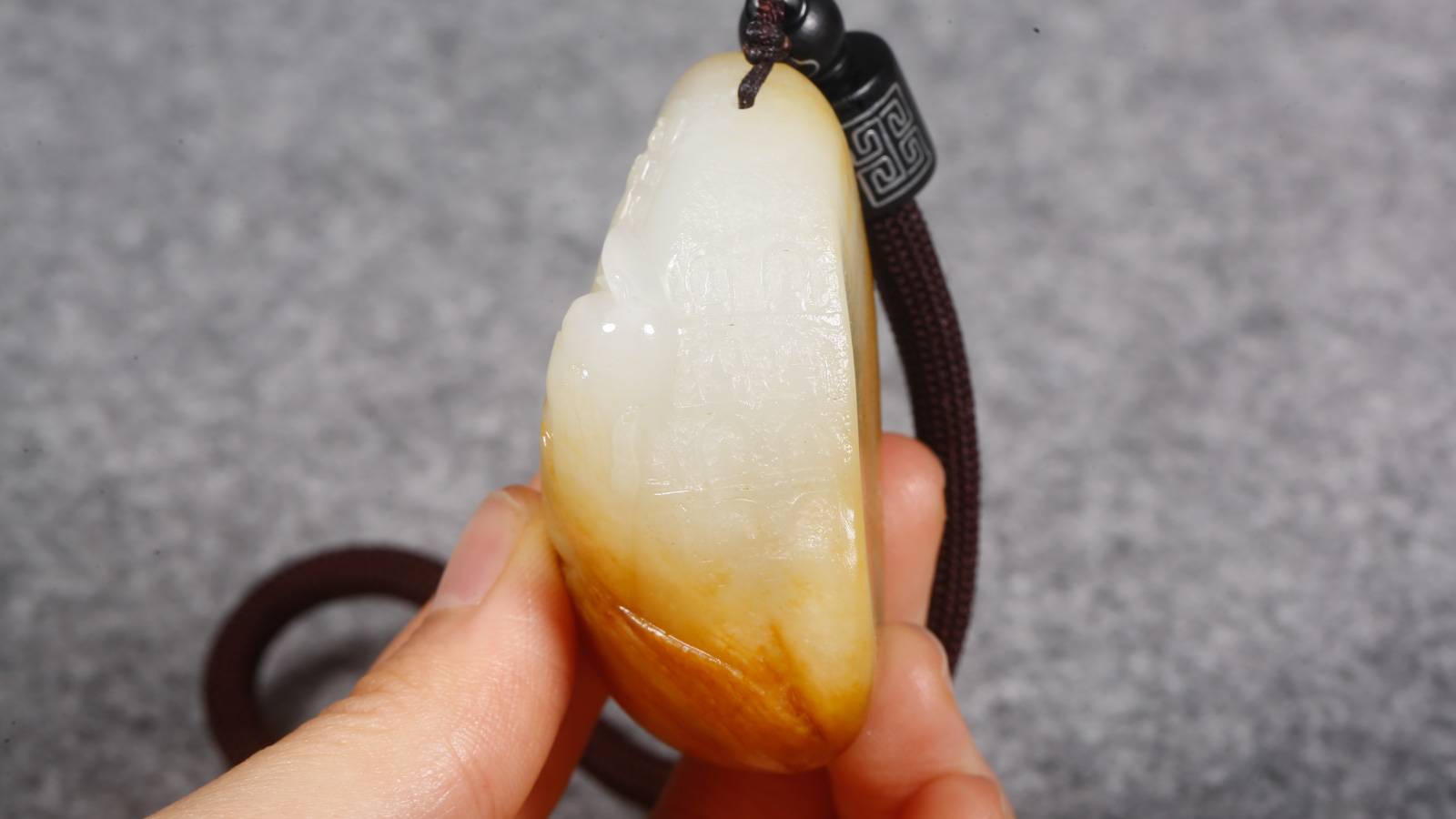 《花開見佛》新疆和田籽料掛件