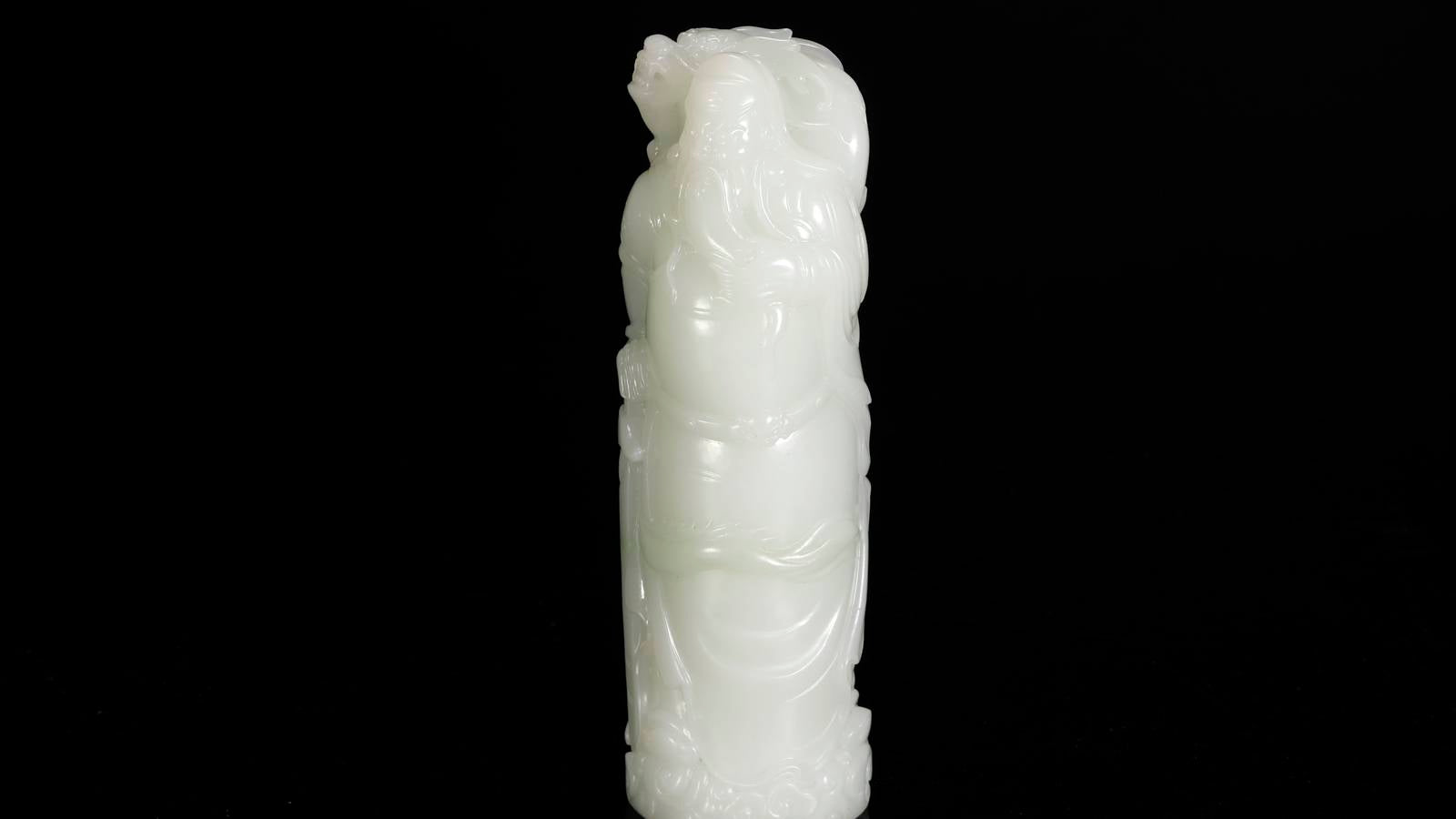 《忠義千秋》俄羅斯山料擺件