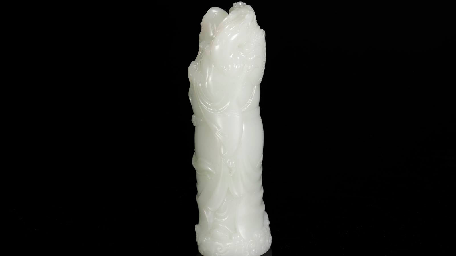 《忠義千秋》俄羅斯山料擺件
