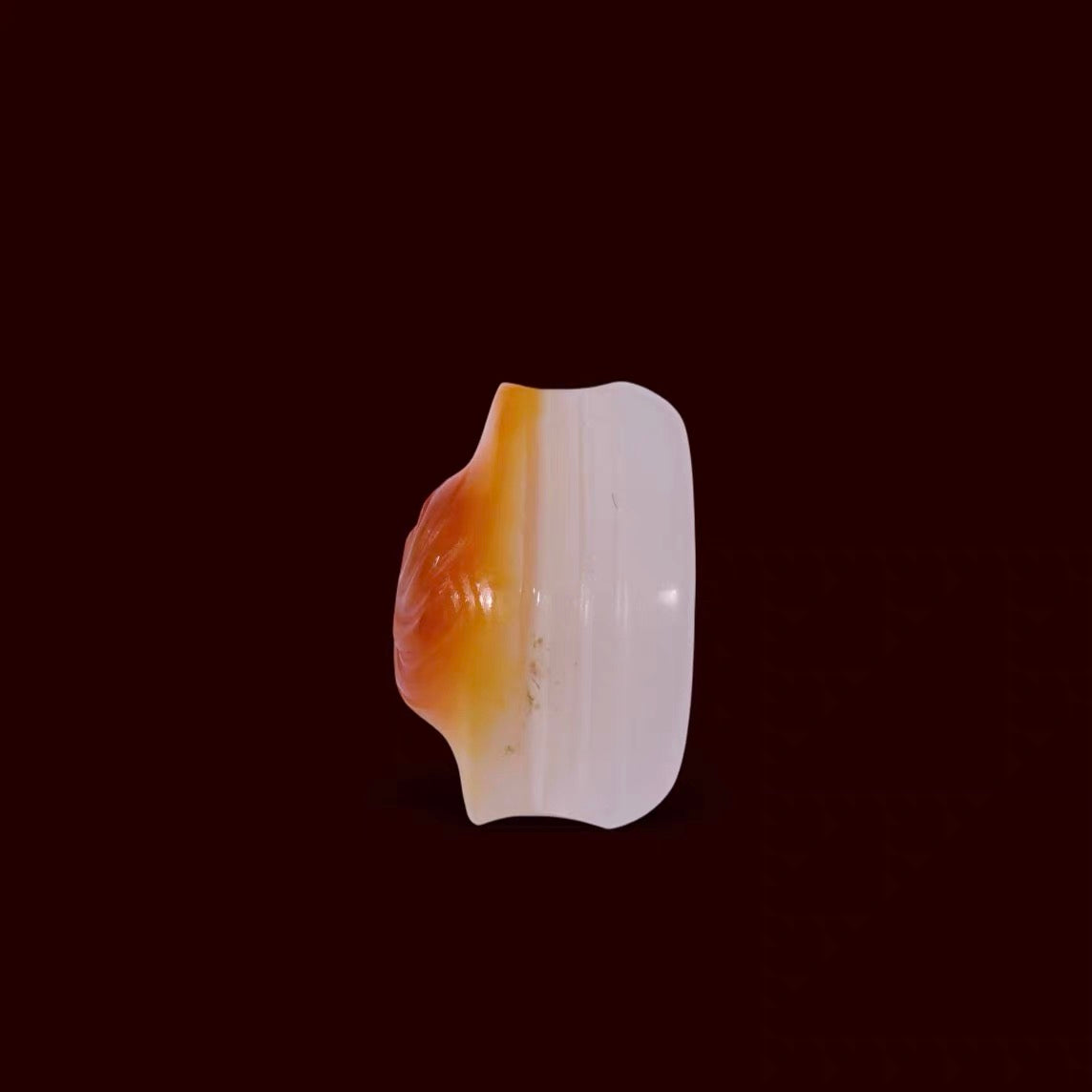 新疆和田玉籽料紅皮白肉文玩配珠