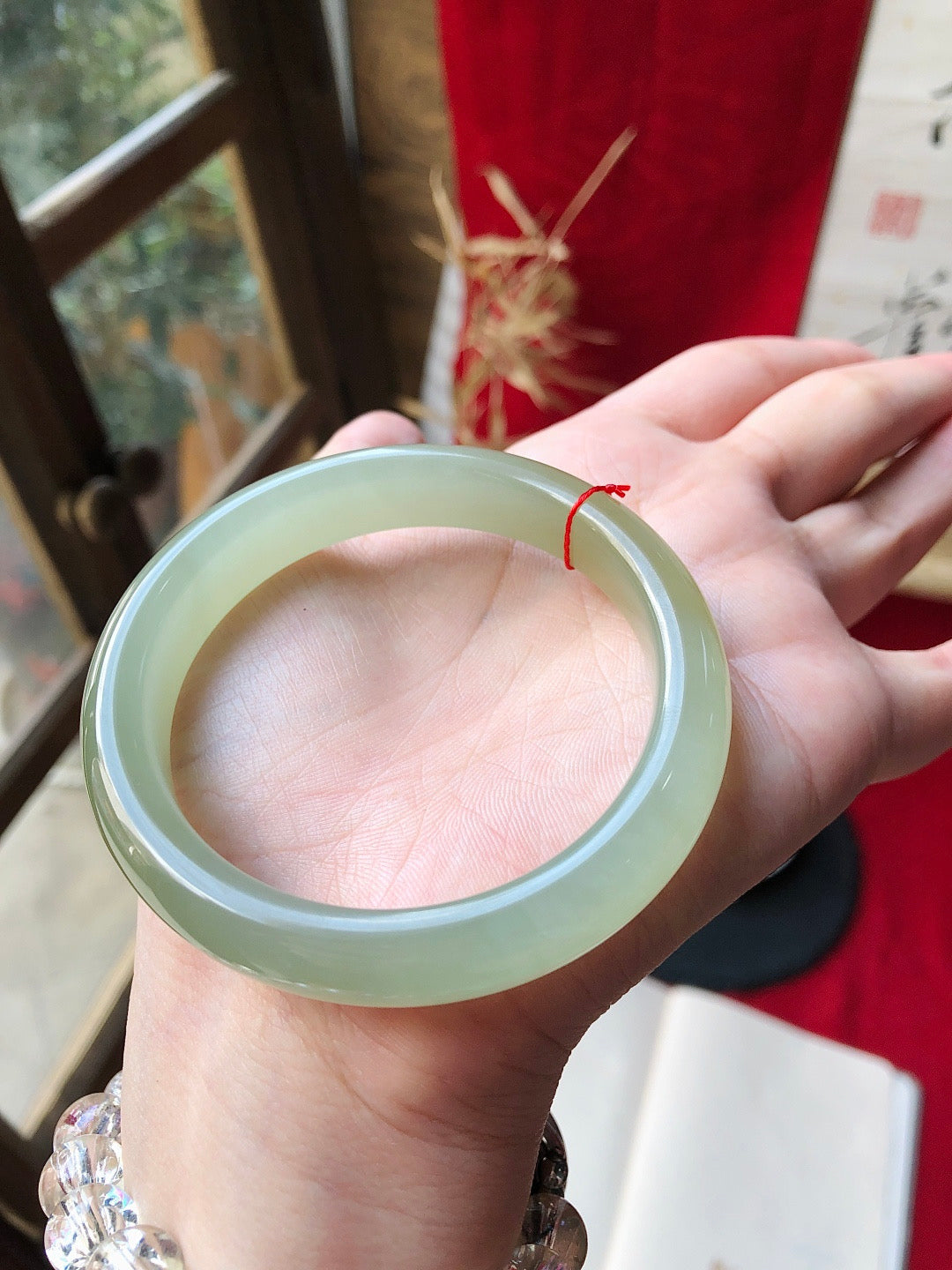 精品和田玉晴水手手鐲
