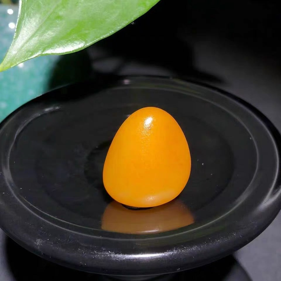 新疆和田玉籽料獨籽原石黃沁