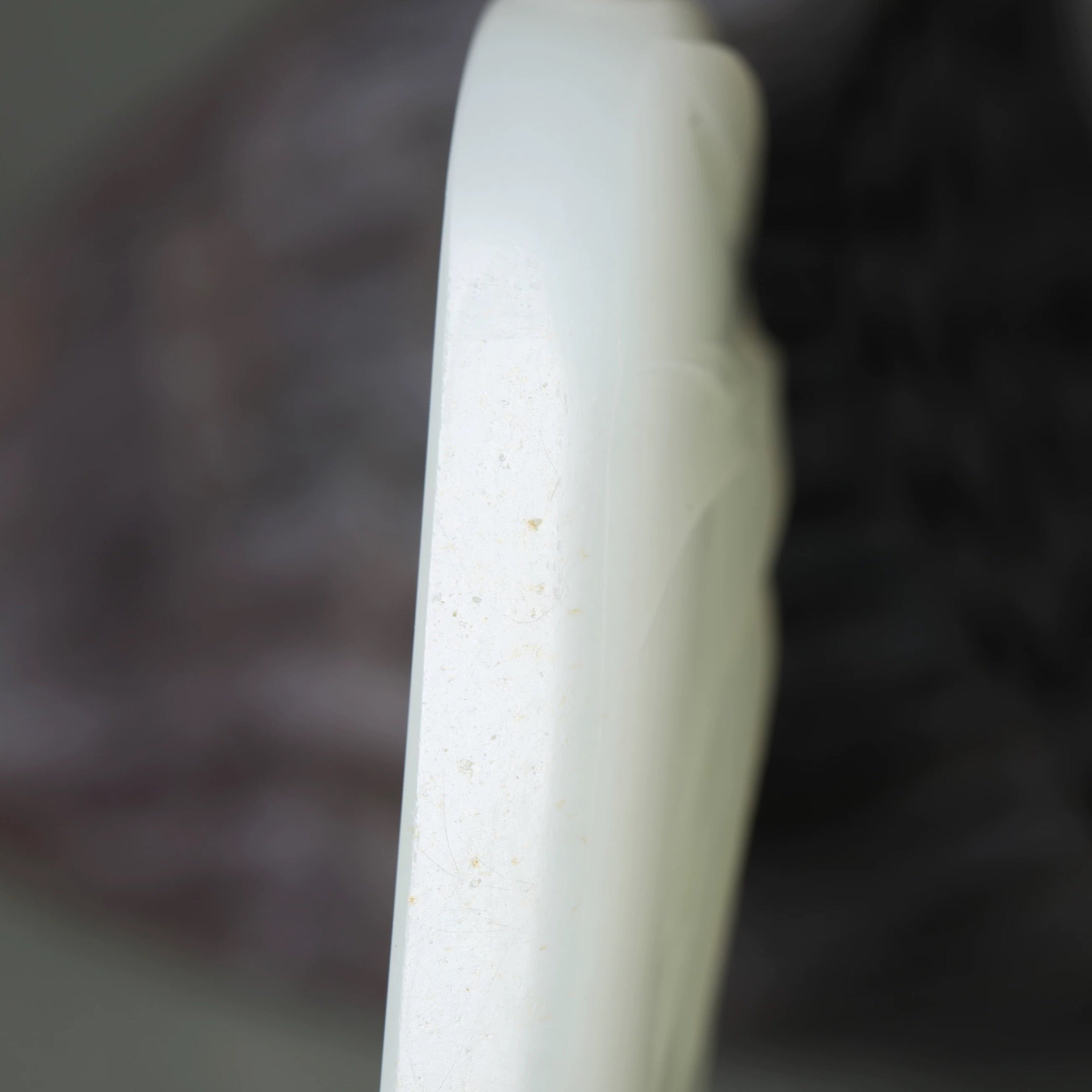 新疆和田玉羊脂白玉挂件君子之风