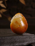 精品新疆和田玉籽料满皮仿古无事牌