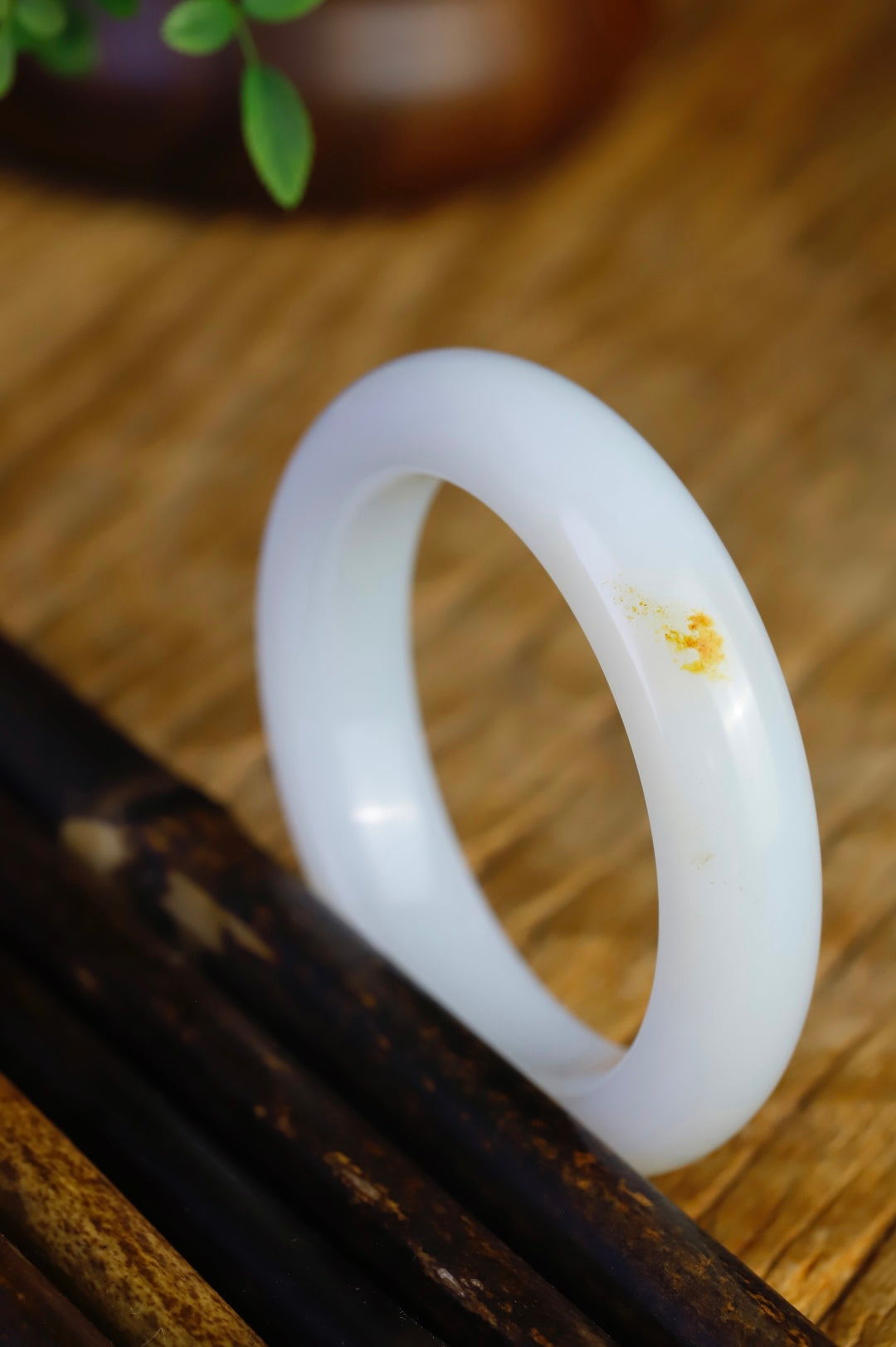 精品和田玉羊脂玉籽料手鐲