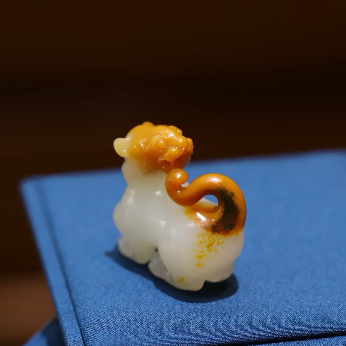 收藏級和田玉黃沁籽料