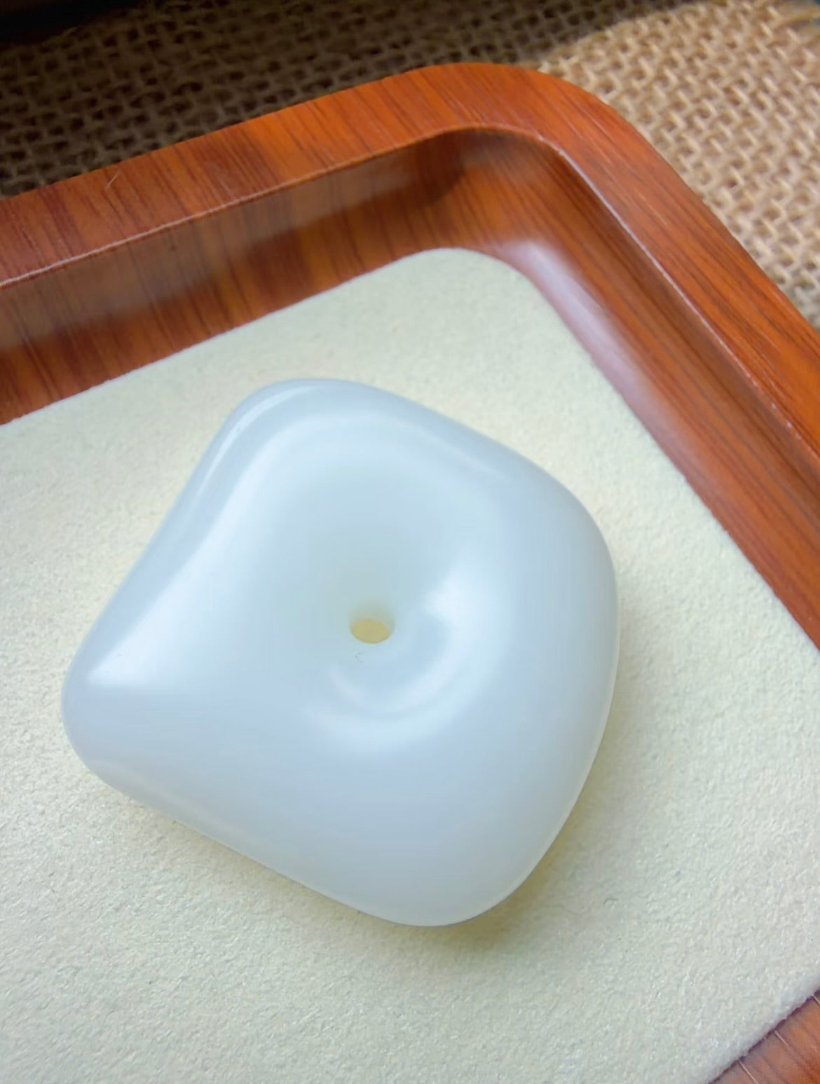 新疆和田玉頂級山料平安扣