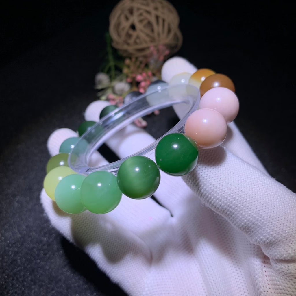 和田玉多寶手串卡13mm
