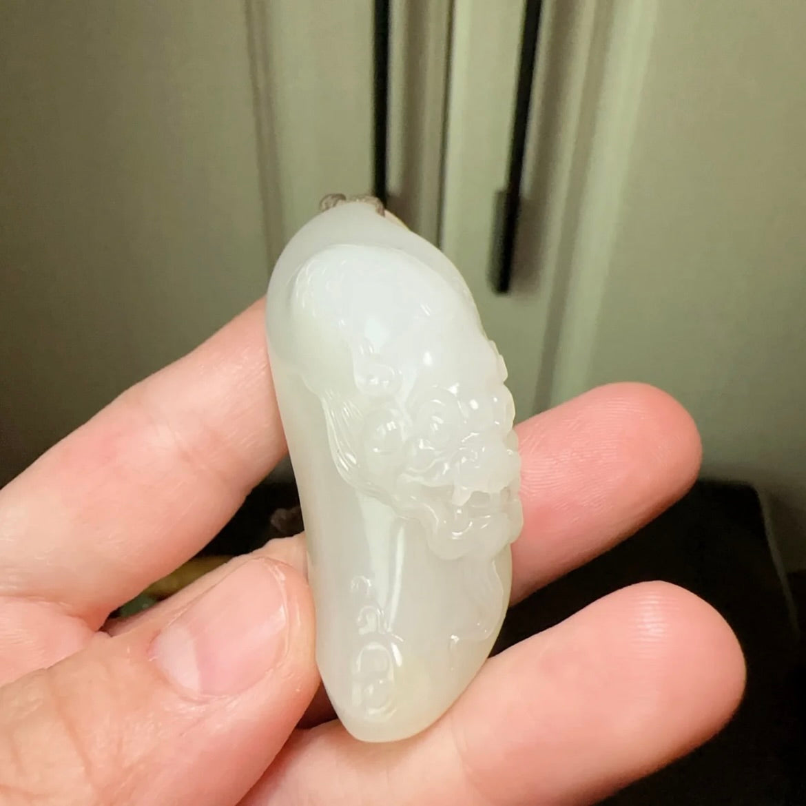 新疆和田玉籽料瑞獸吊墜