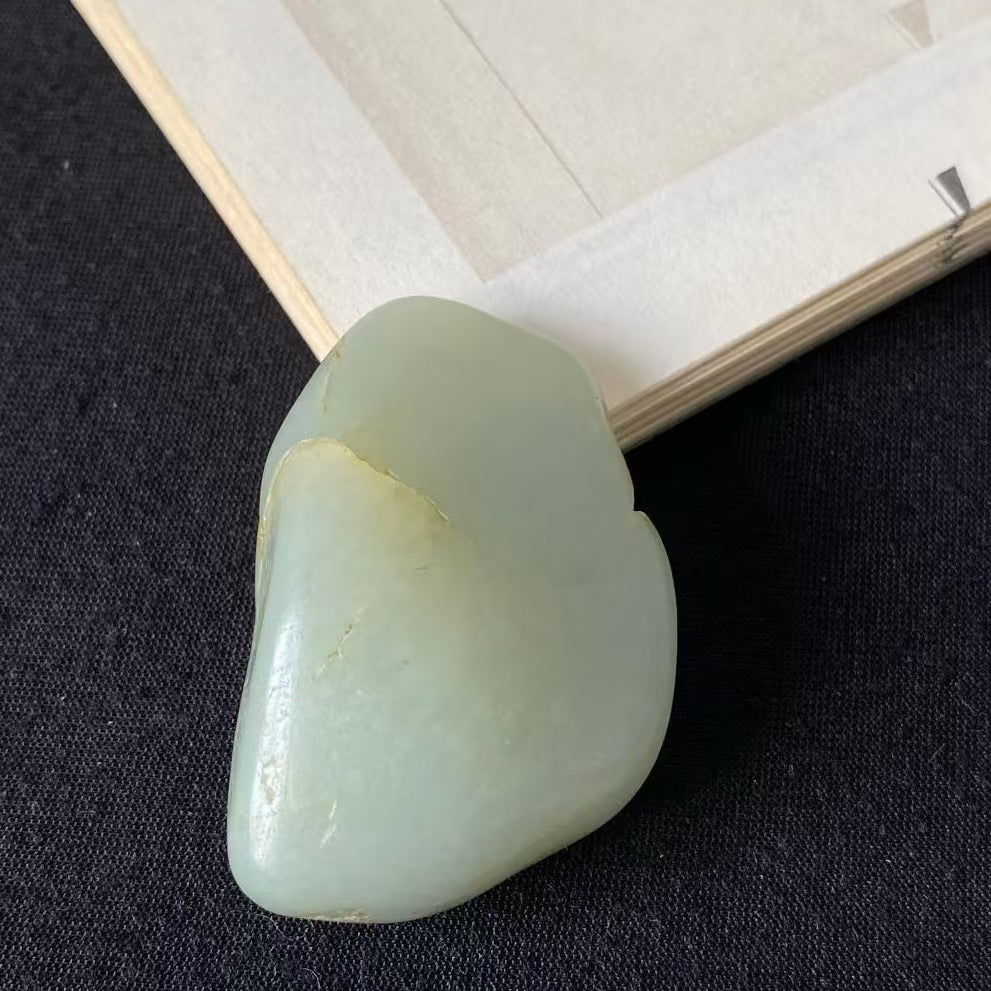 和田玉青白玉独籽原石